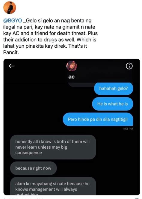 bgc sex scandal|BGYO’s Nate trends over cheating allegations.